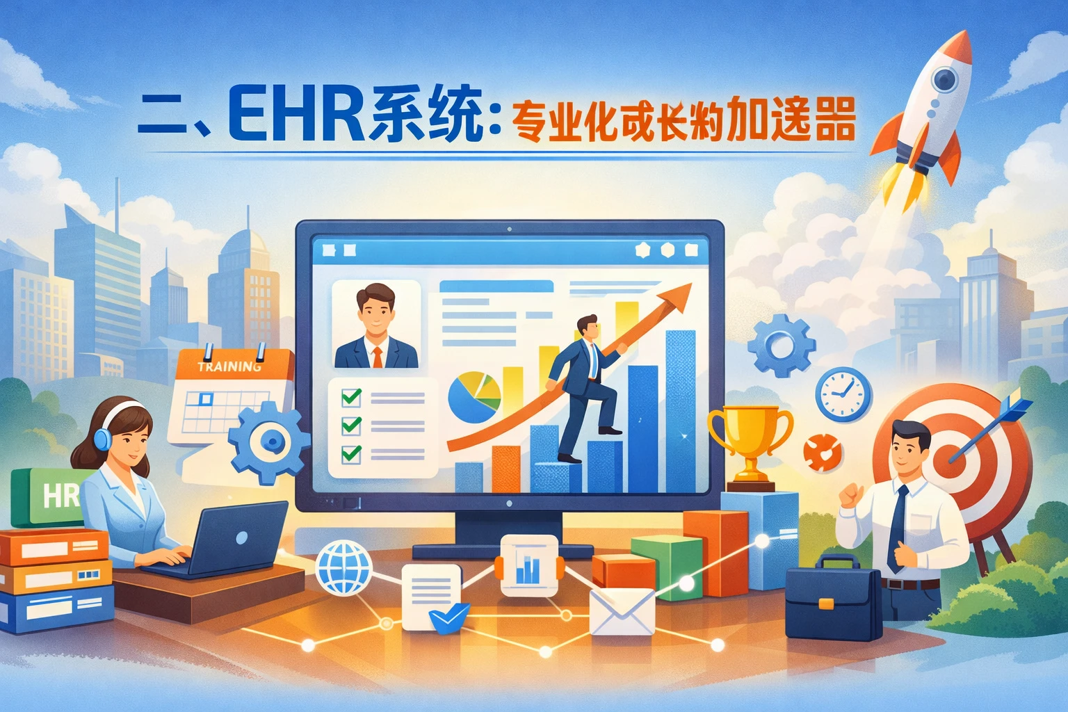 二、ehr系统:专业化成长的加速器