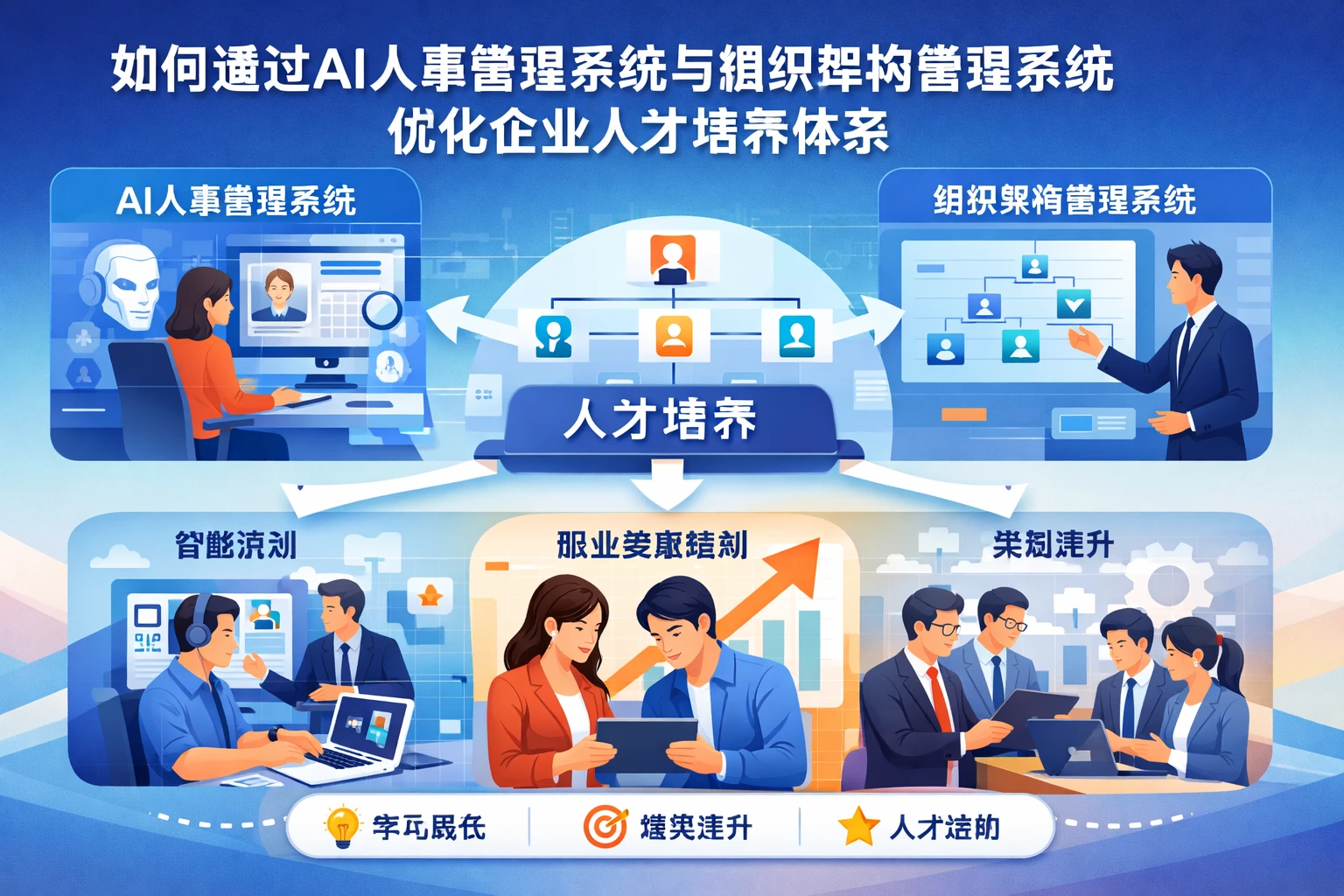 如何通过AI人事管理系统与组织架构管理系统优化企业人才培养体系