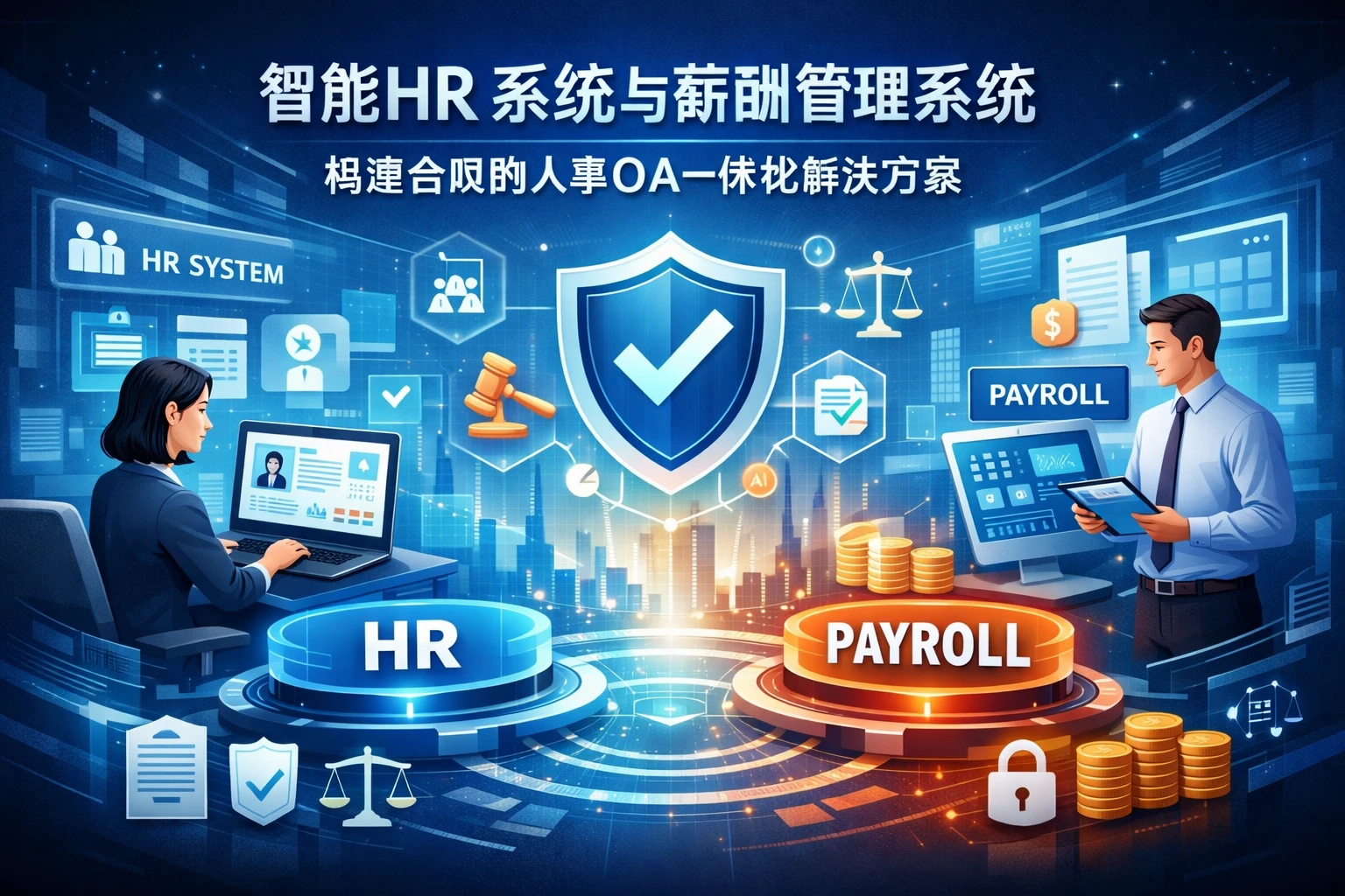 智能HR系统与薪酬管理系统：构建合规的人事OA一体化解决方案