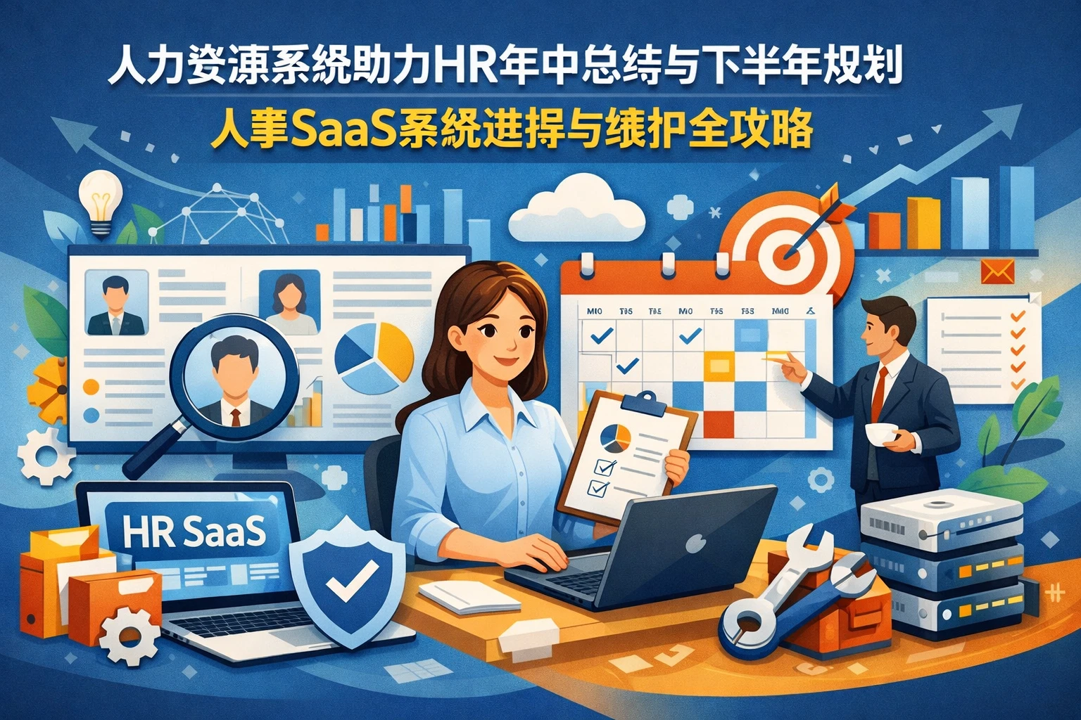人力资源系统助力HR年中总结与下半年规划：人事SaaS系统选择与维护全攻略