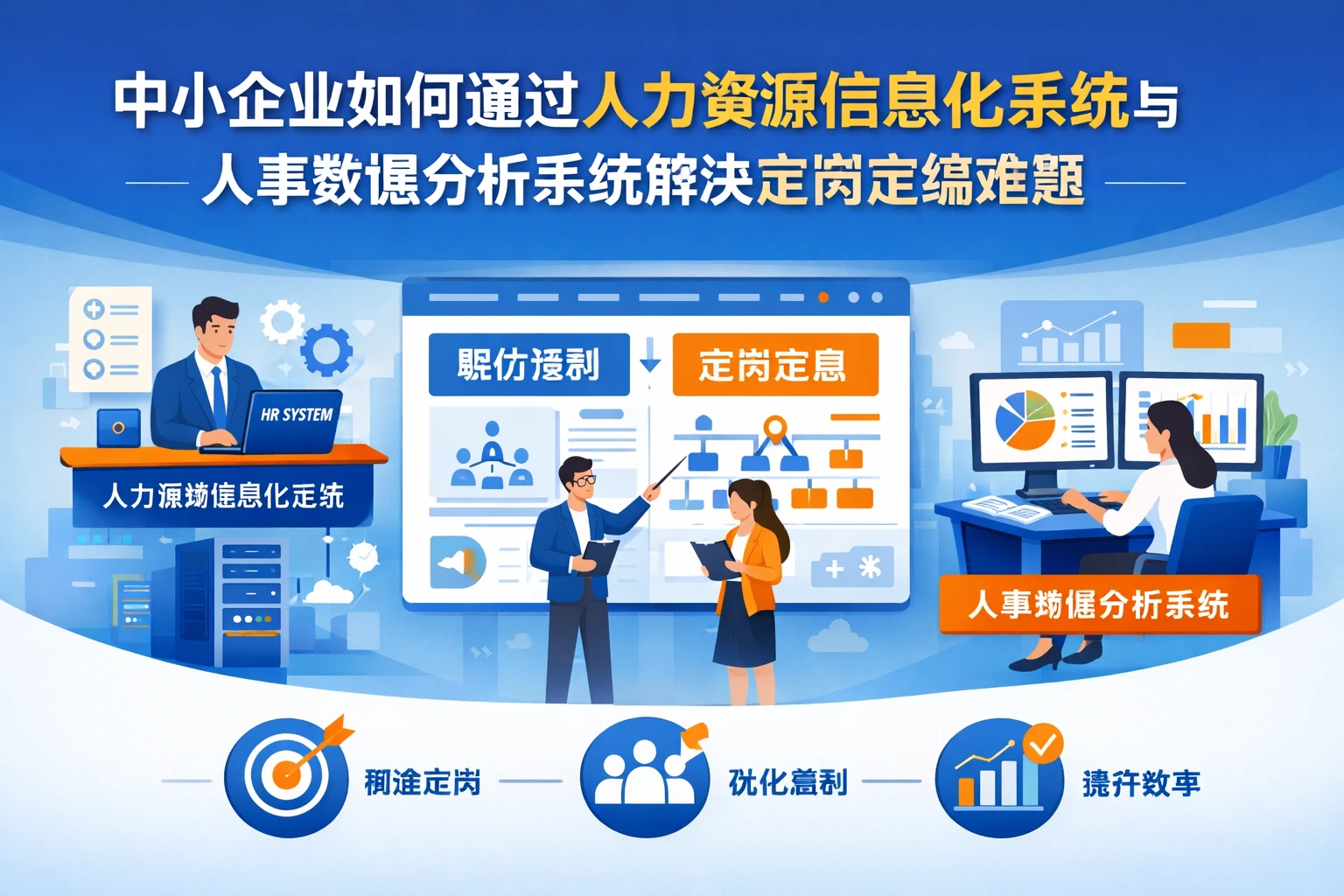 中小企业如何通过人力资源信息化系统与人事数据分析系统解决定岗定编难题