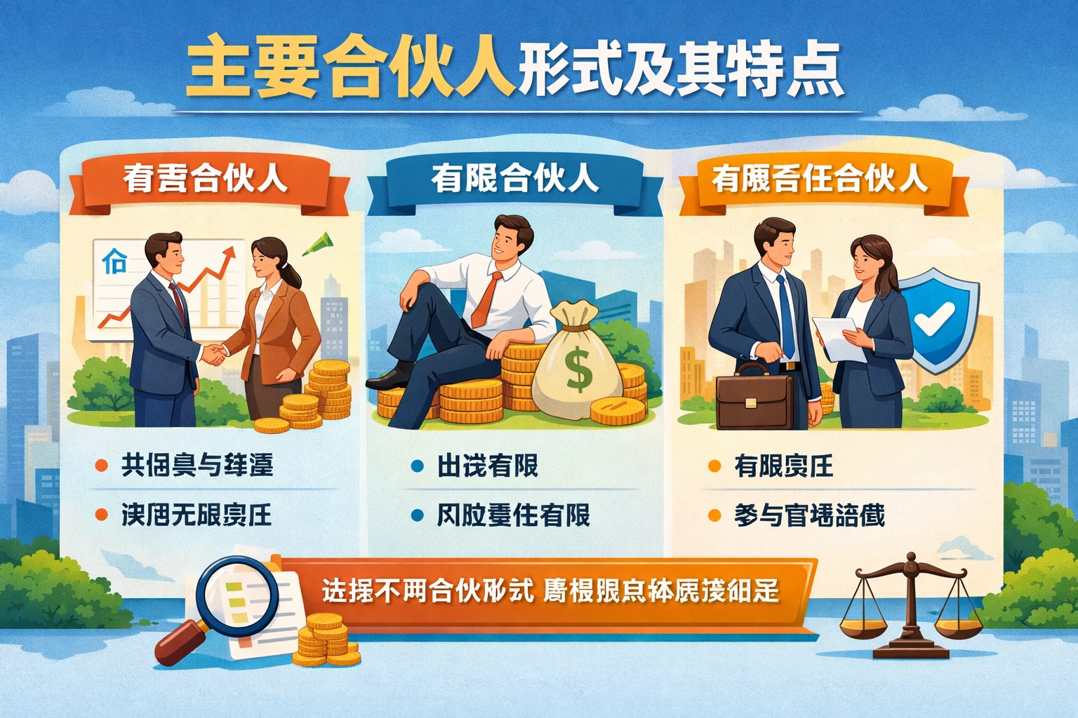 主要合伙人形式及其特点