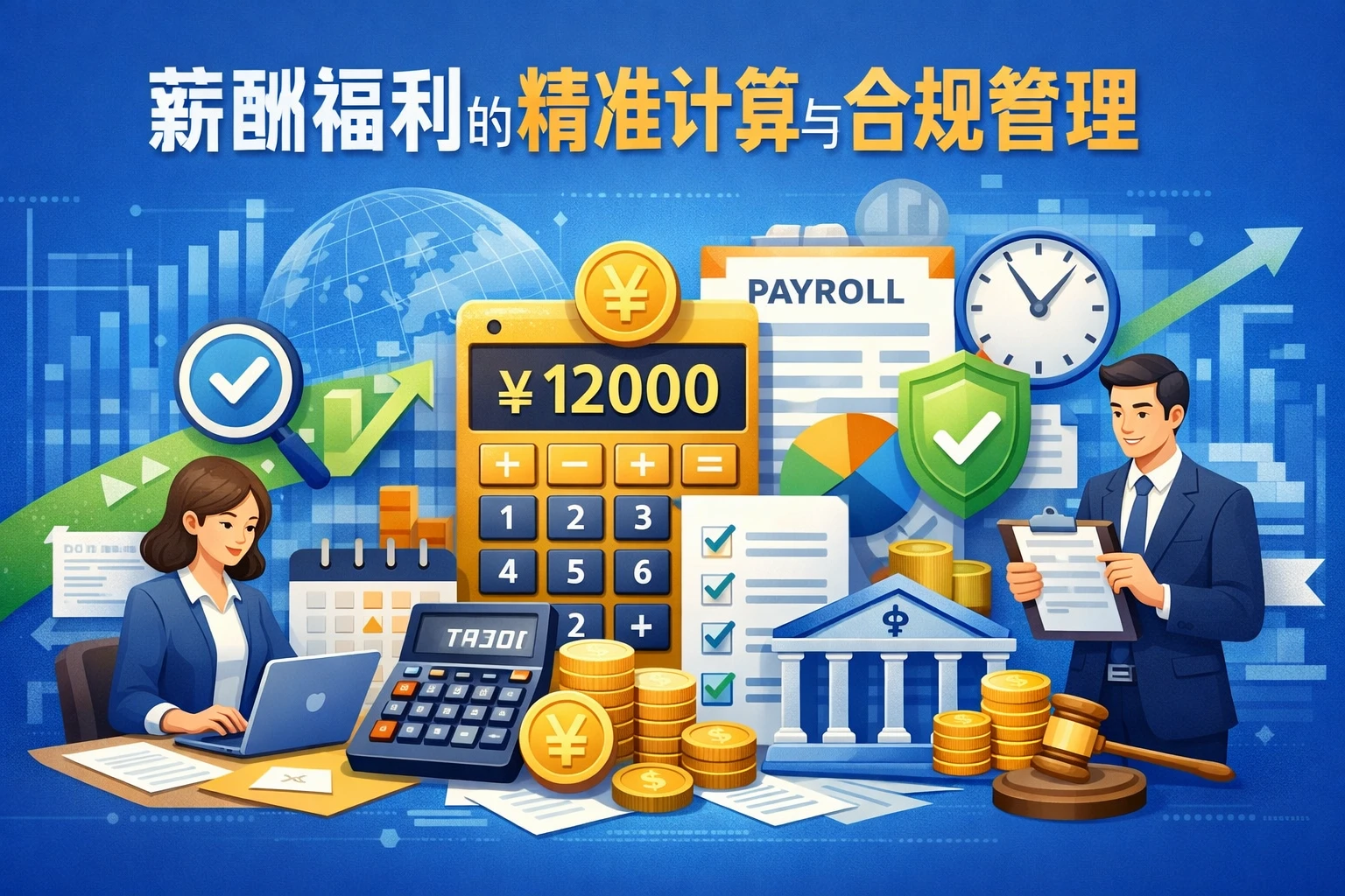 薪酬福利的精准计算与合规管理