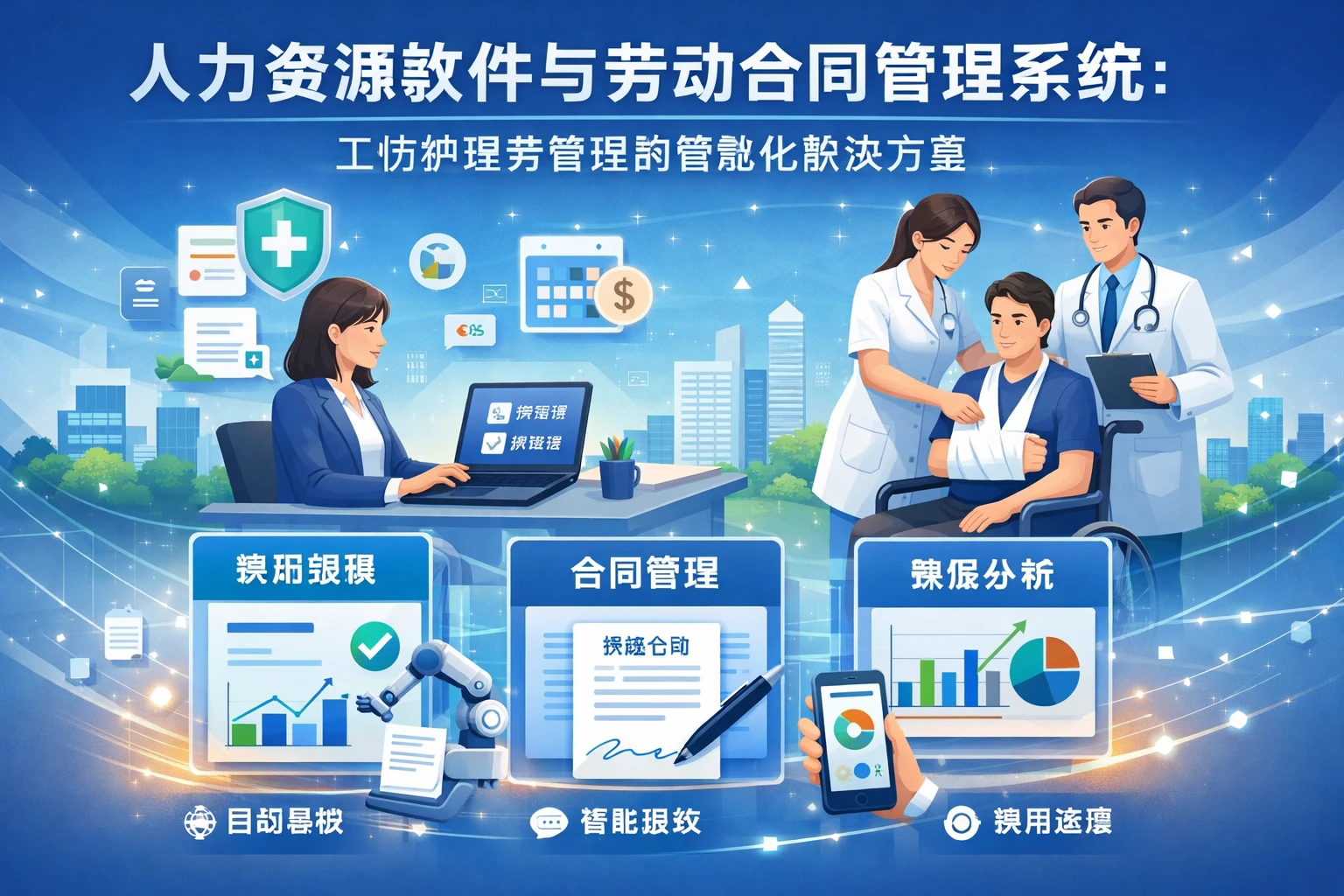 人力资源软件与劳动合同管理系统：工伤护理费管理的智能化解决方案