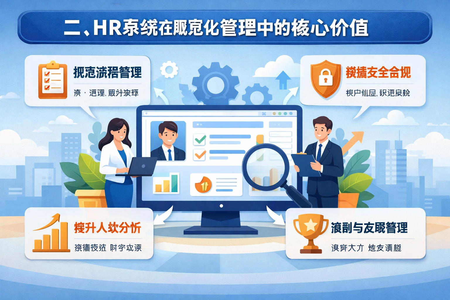 二、HR系统在规范化管理中的核心价值
