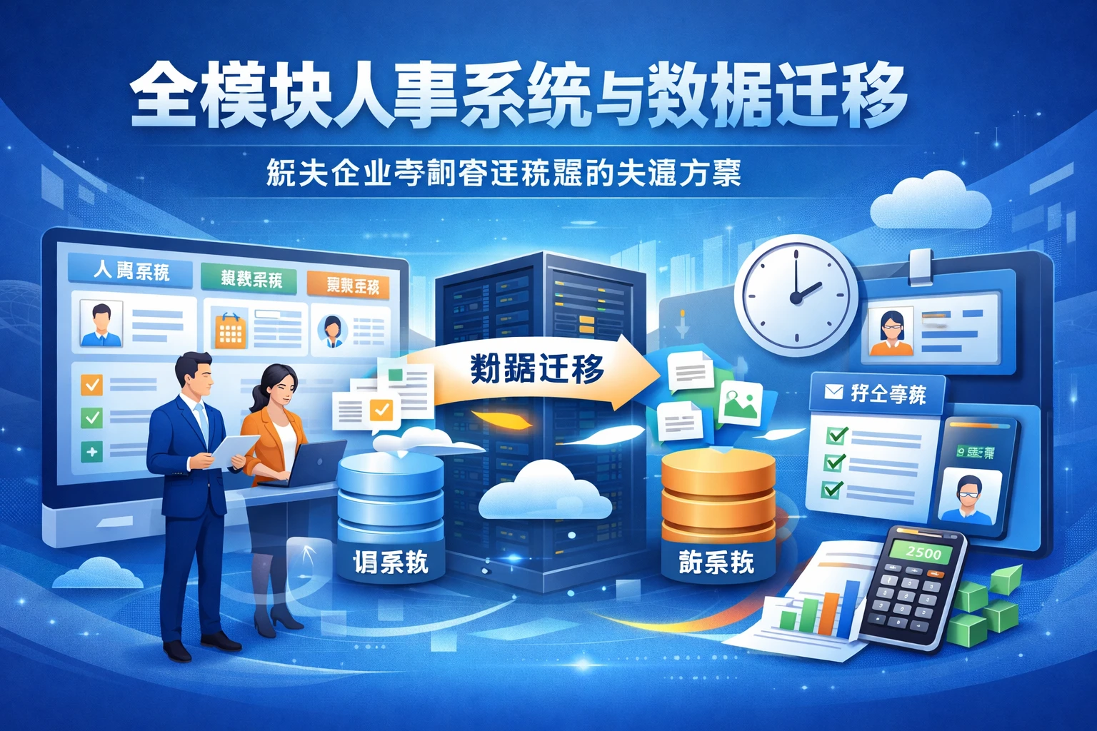 全模块人事系统与数据迁移：解决企业考勤管理难题的关键方案