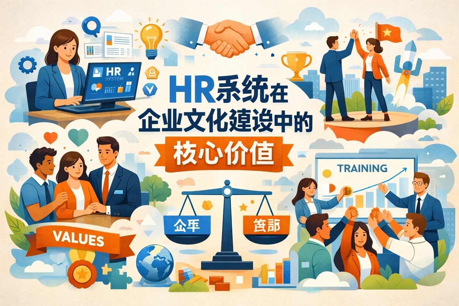 HR系统在企业文化建设中的核心价值