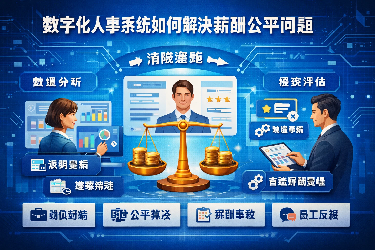 数字化人事系统如何解决薪酬公平问题