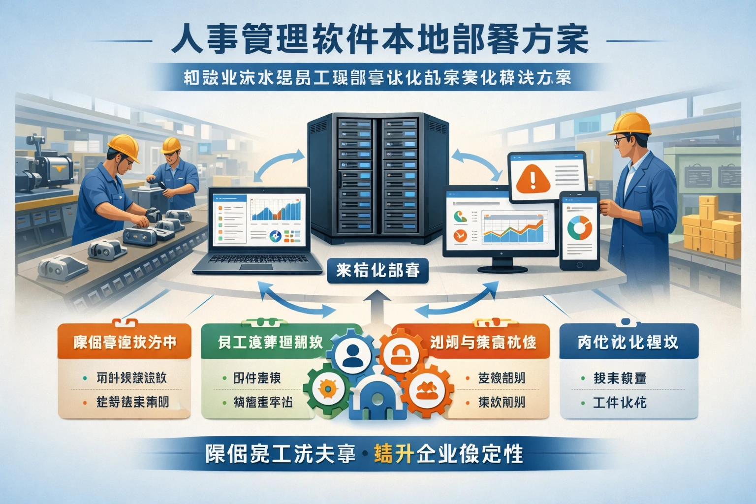 人事管理软件本地部署方案:制造业流水线员工离职率优化的系统化解决方案