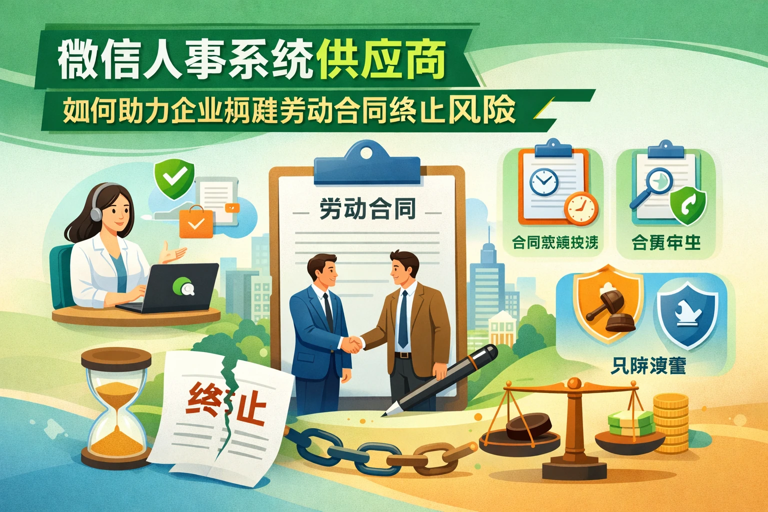 微信人事系统供应商如何助力企业规避劳动合同终止风险