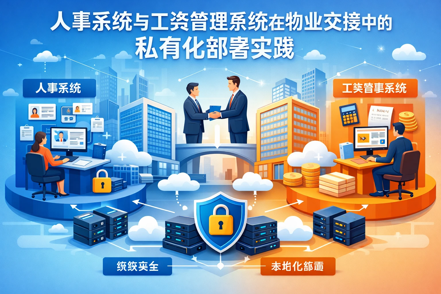 人事系统与工资管理系统在物业交接中的私有化部署实践