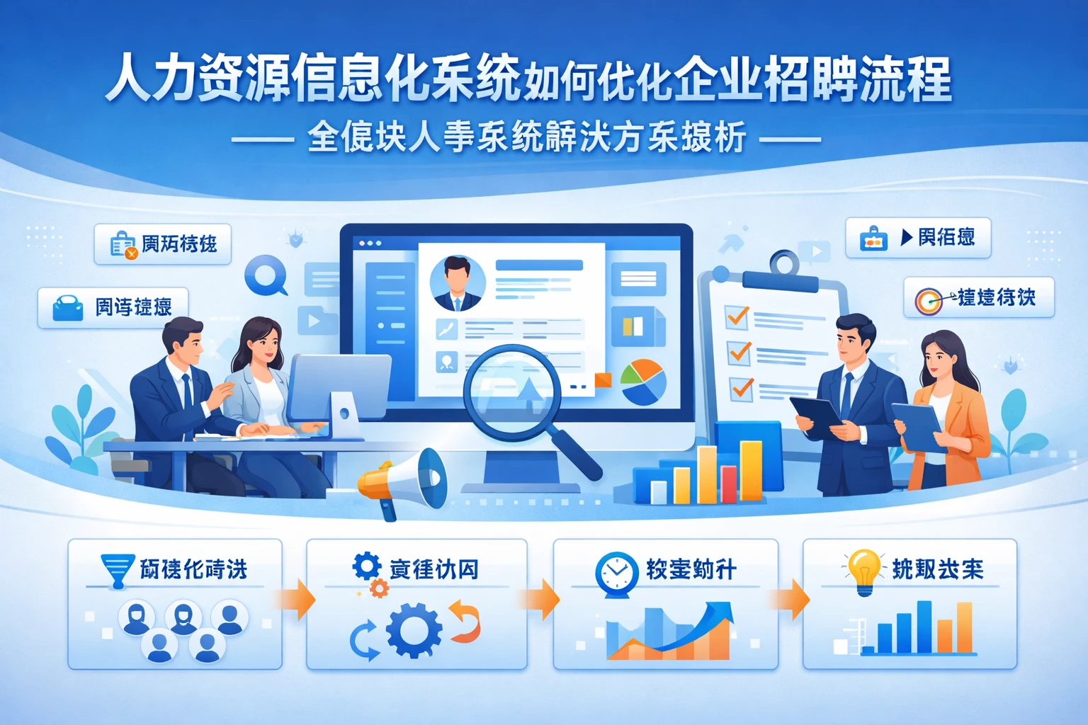 人力资源信息化系统如何优化企业招聘流程——全模块人事系统解决方案探析