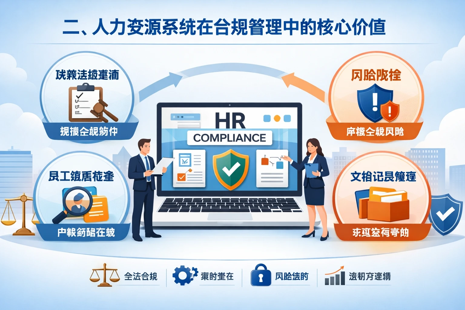 二、人力资源系统在合规管理中的核心价值