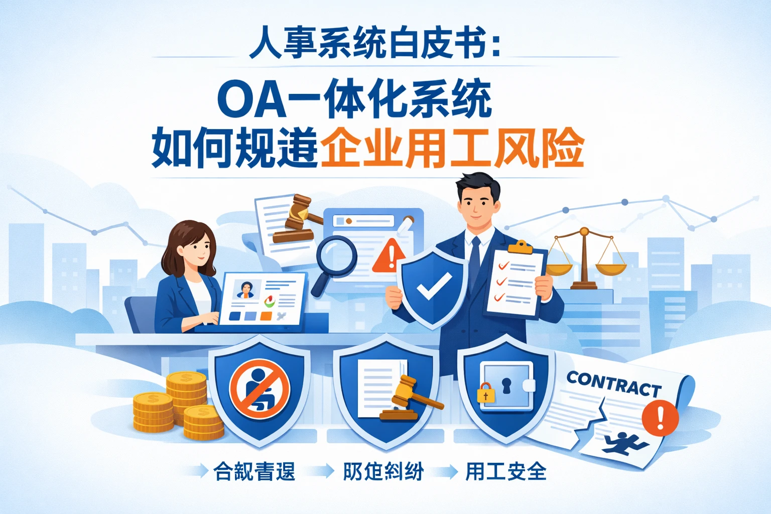 人事系统白皮书：OA一体化系统如何规避企业用工风险