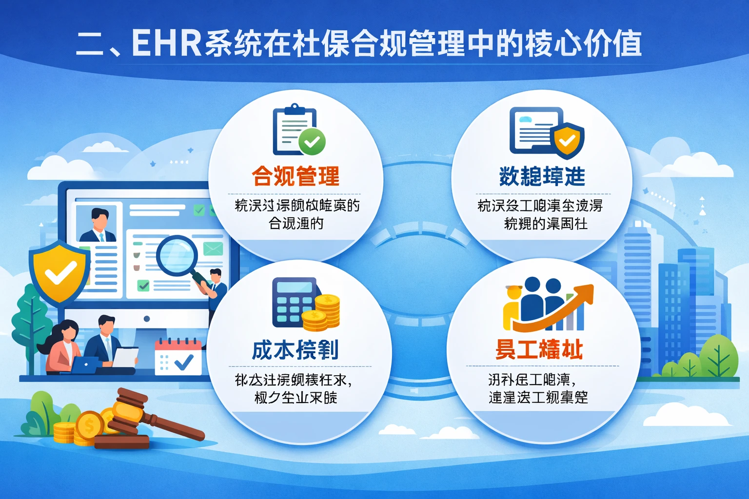 二、EHR系统在社保合规管理中的核心价值