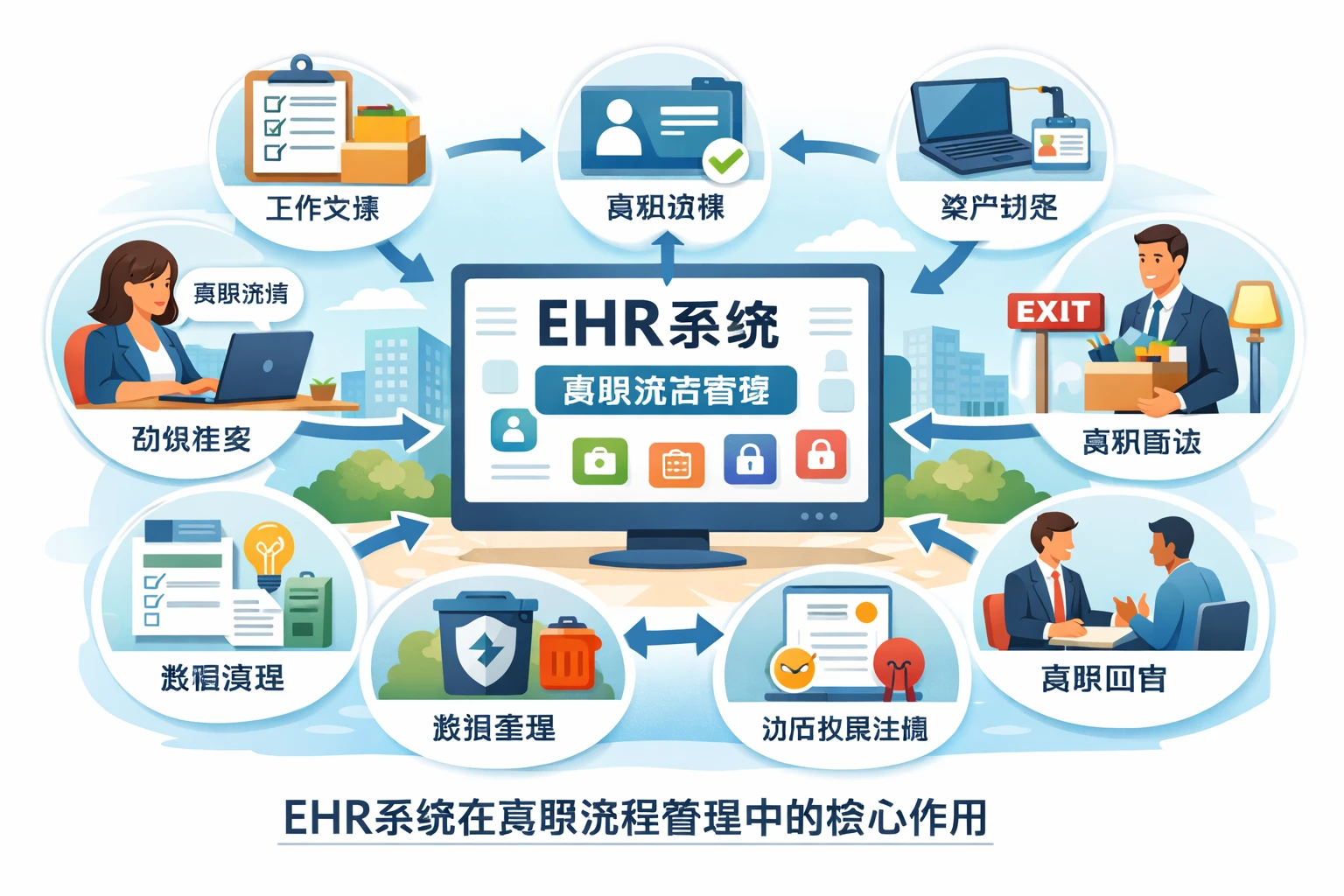 EHR系统在离职流程管理中的核心作用