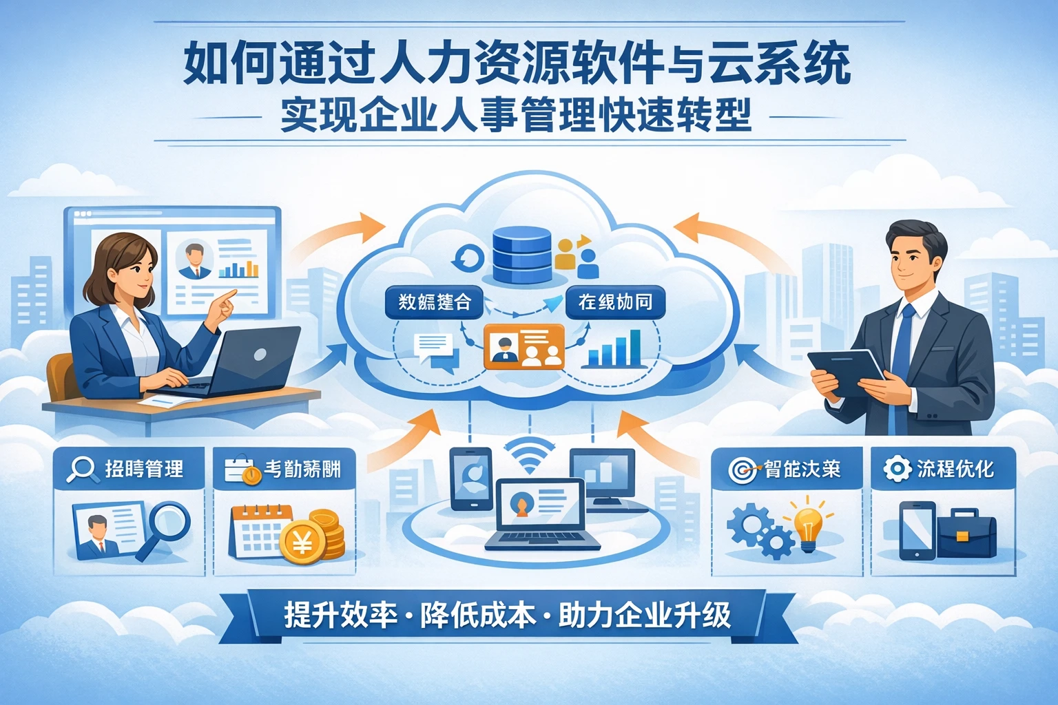 如何通过人力资源软件与云系统实现企业人事管理快速转型