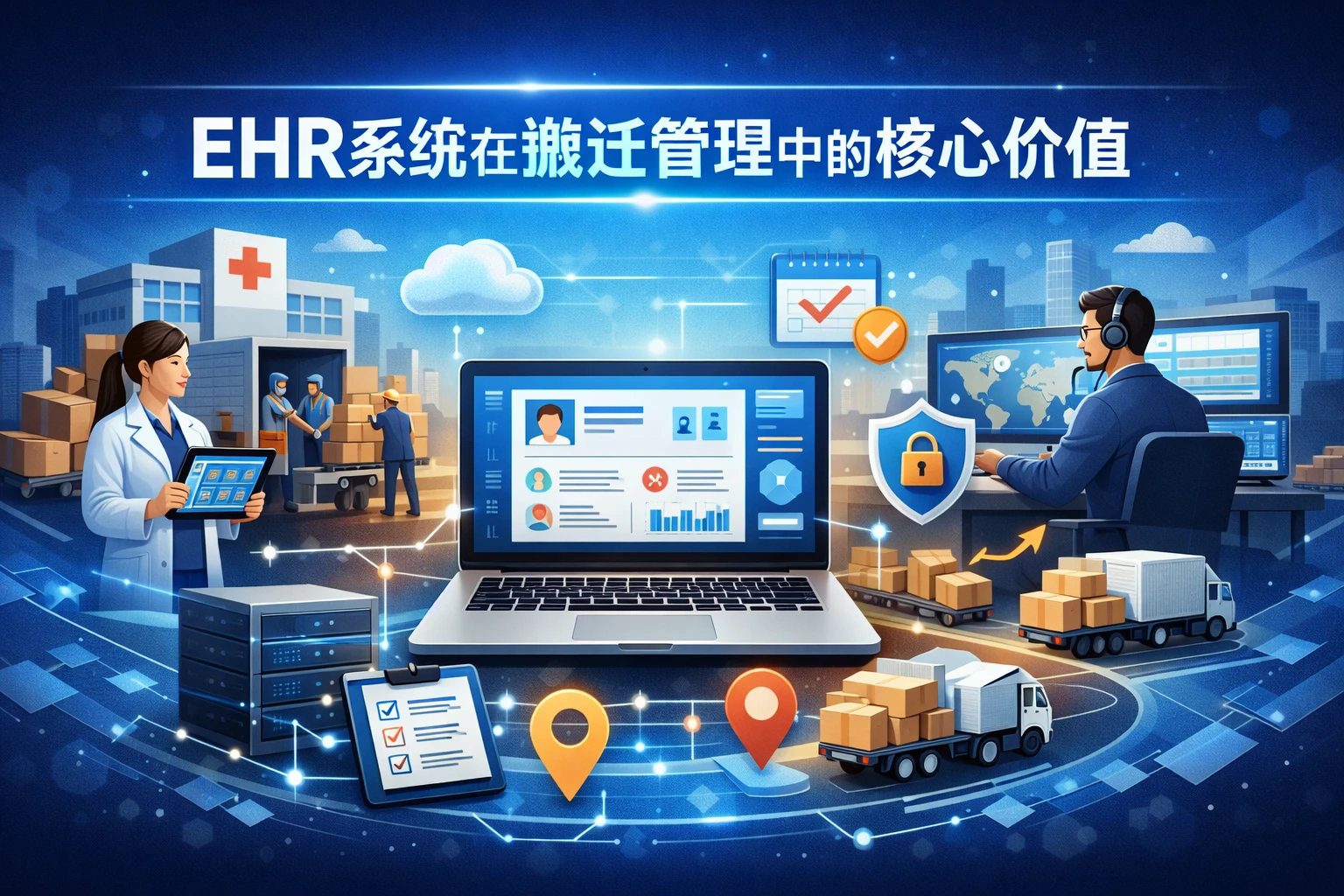 EHR系统在搬迁管理中的核心价值