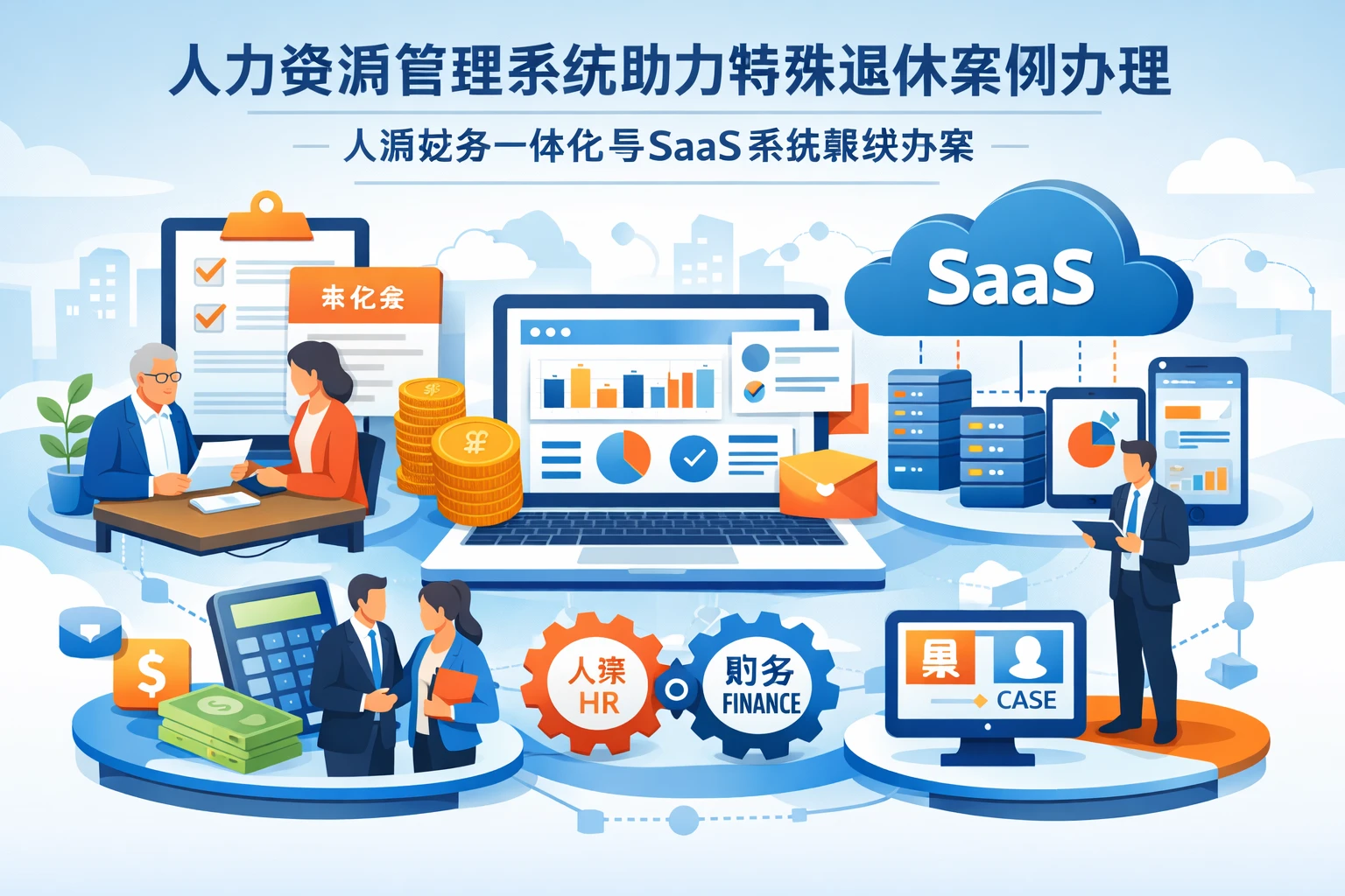 人力资源管理系统助力特殊退休案例办理:人事财务一体化与SaaS系统解决方案
