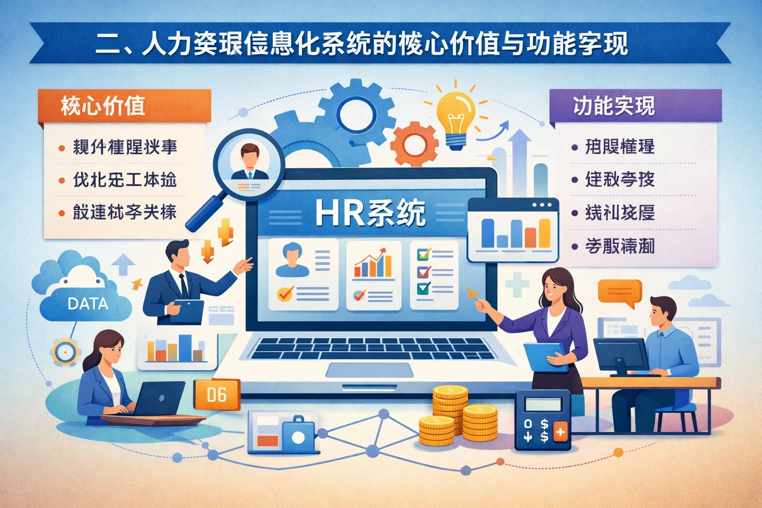 二、人力资源信息化系统的核心价值与功能实现