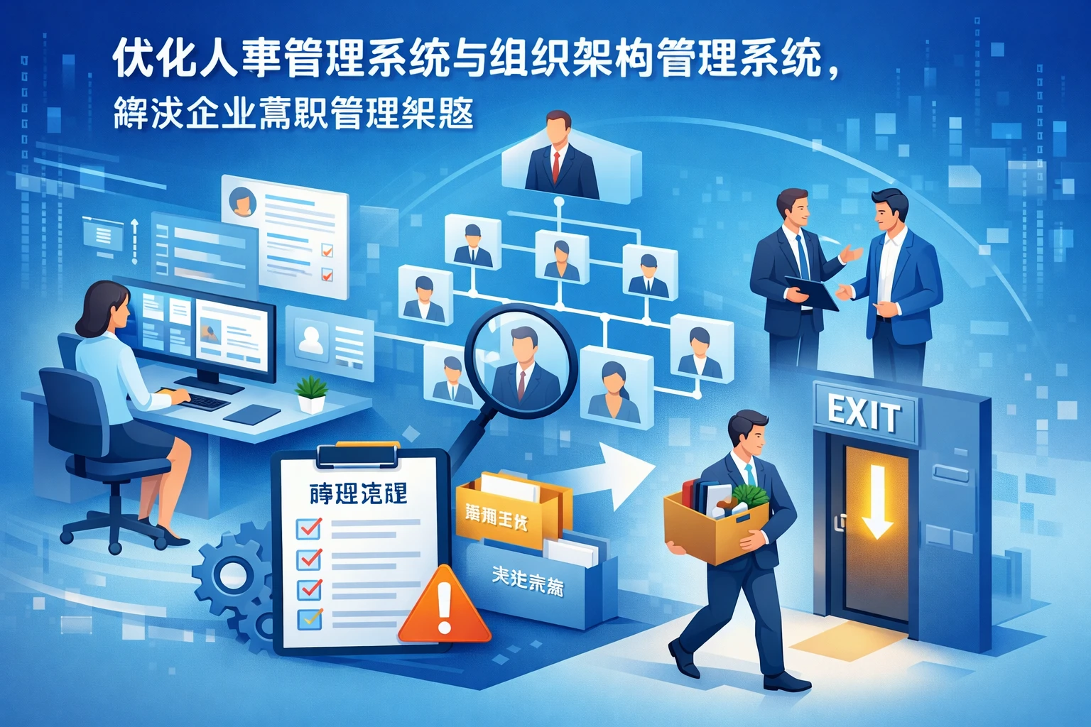 优化人事管理系统与组织架构管理系统，解决企业离职管理难题