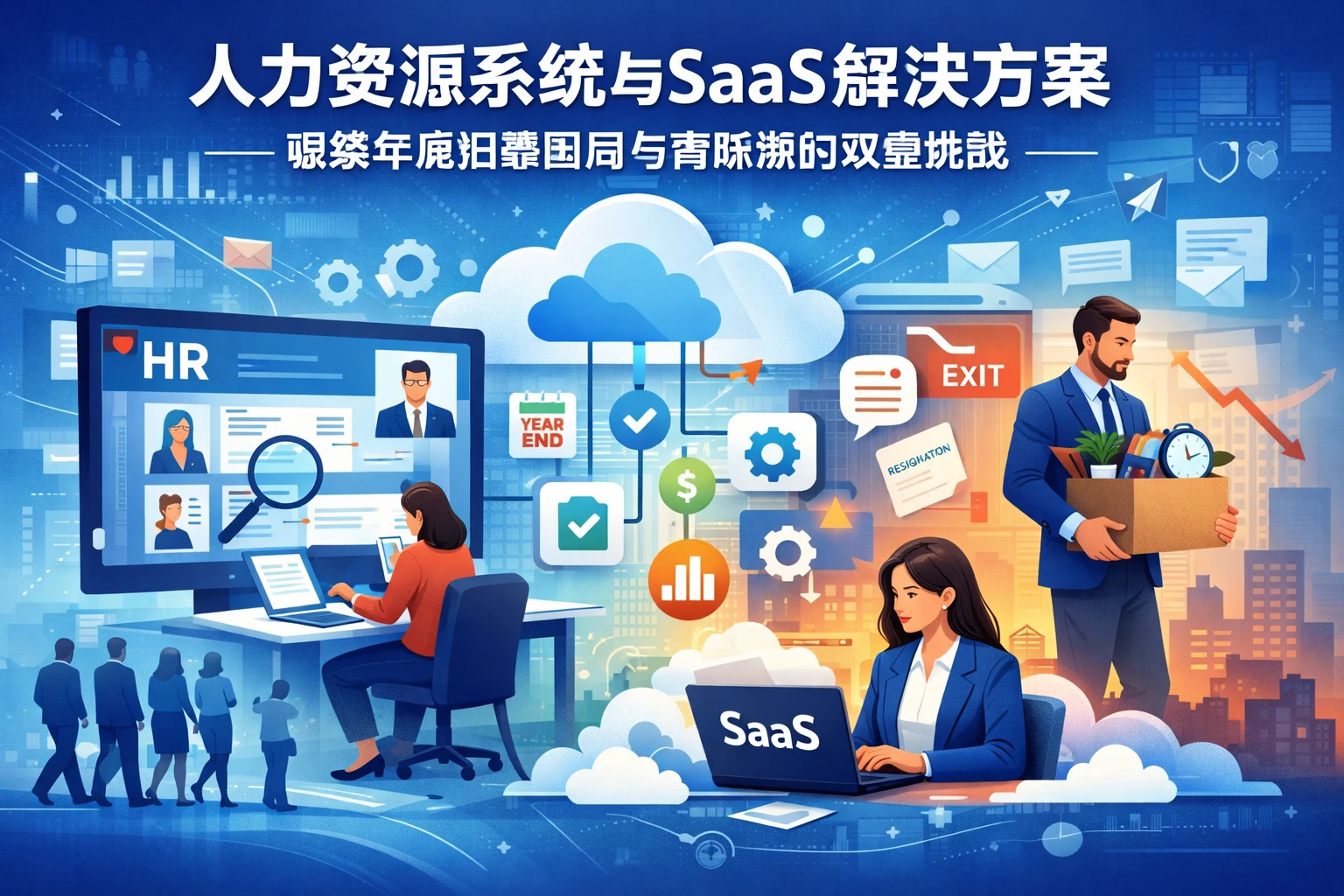 人力资源系统与SaaS解决方案：破解年底招聘困局与离职潮的双重挑战