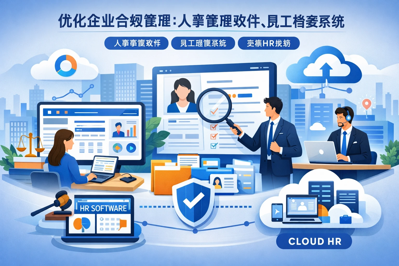 优化企业合规管理：人事管理软件、员工档案系统与云端HR系统的全面解析