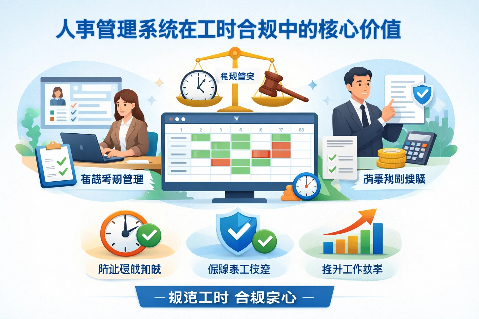 人事管理系统在工时合规中的核心价值