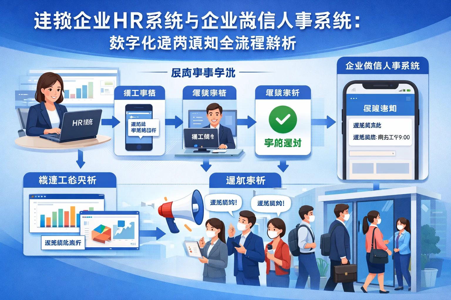 连锁企业HR系统与企业微信人事系统：数字化返岗通知全流程解析