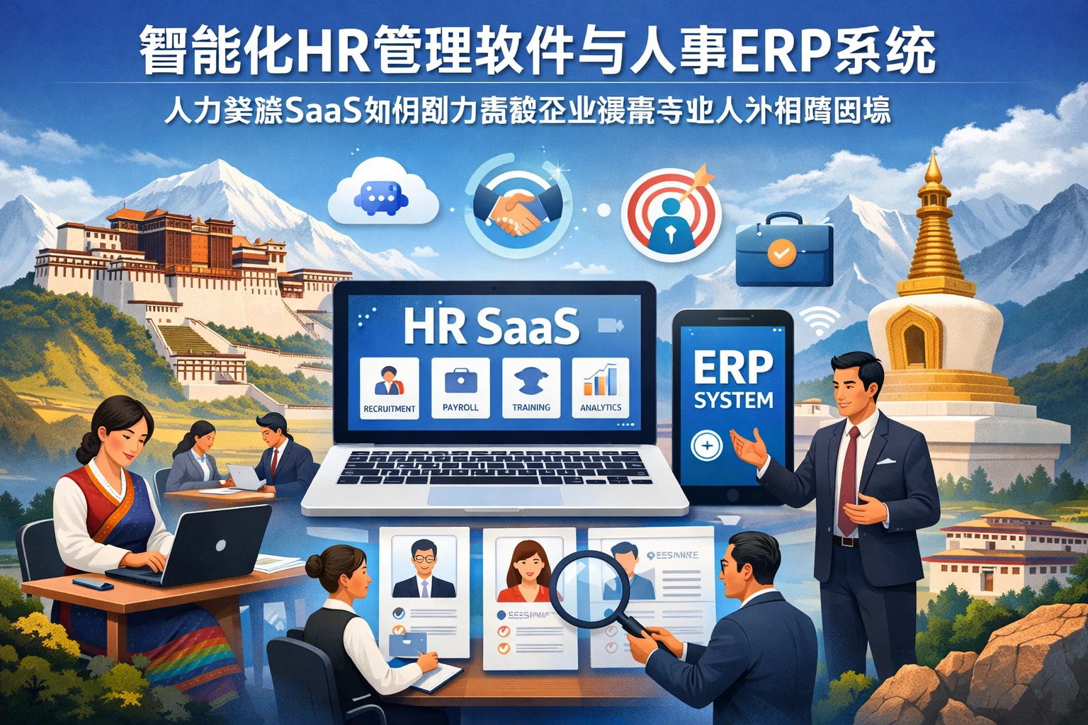 智能化HR管理软件与人事ERP系统:人力资源SaaS如何助力西藏企业破解专业人才招聘困境