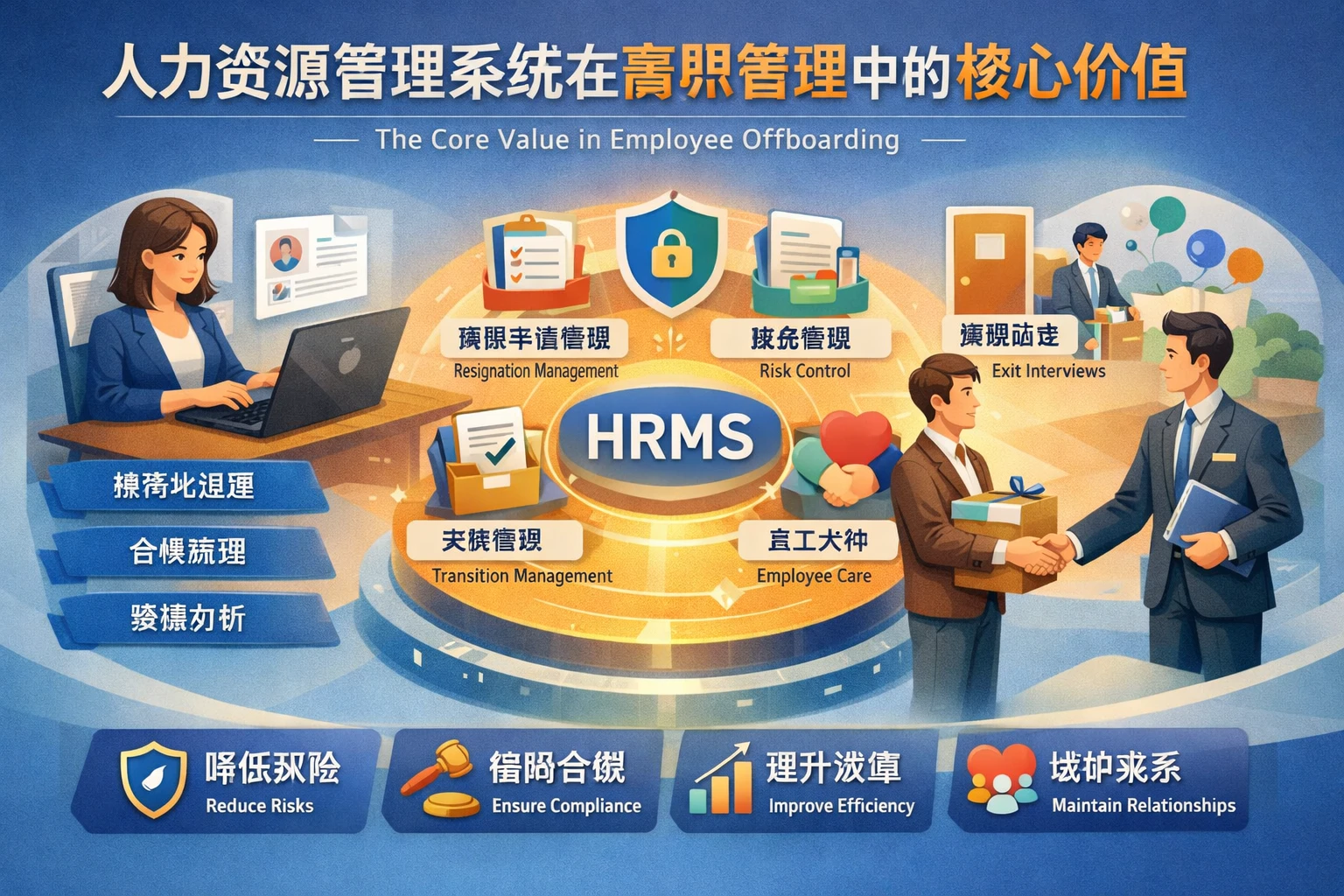人力资源管理系统在离职管理中的核心价值