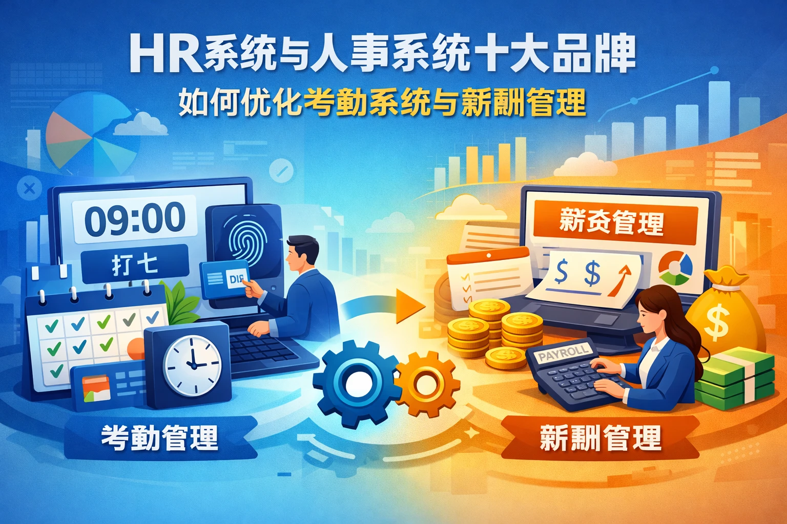 HR系统与人事系统十大品牌如何优化考勤系统与薪酬管理