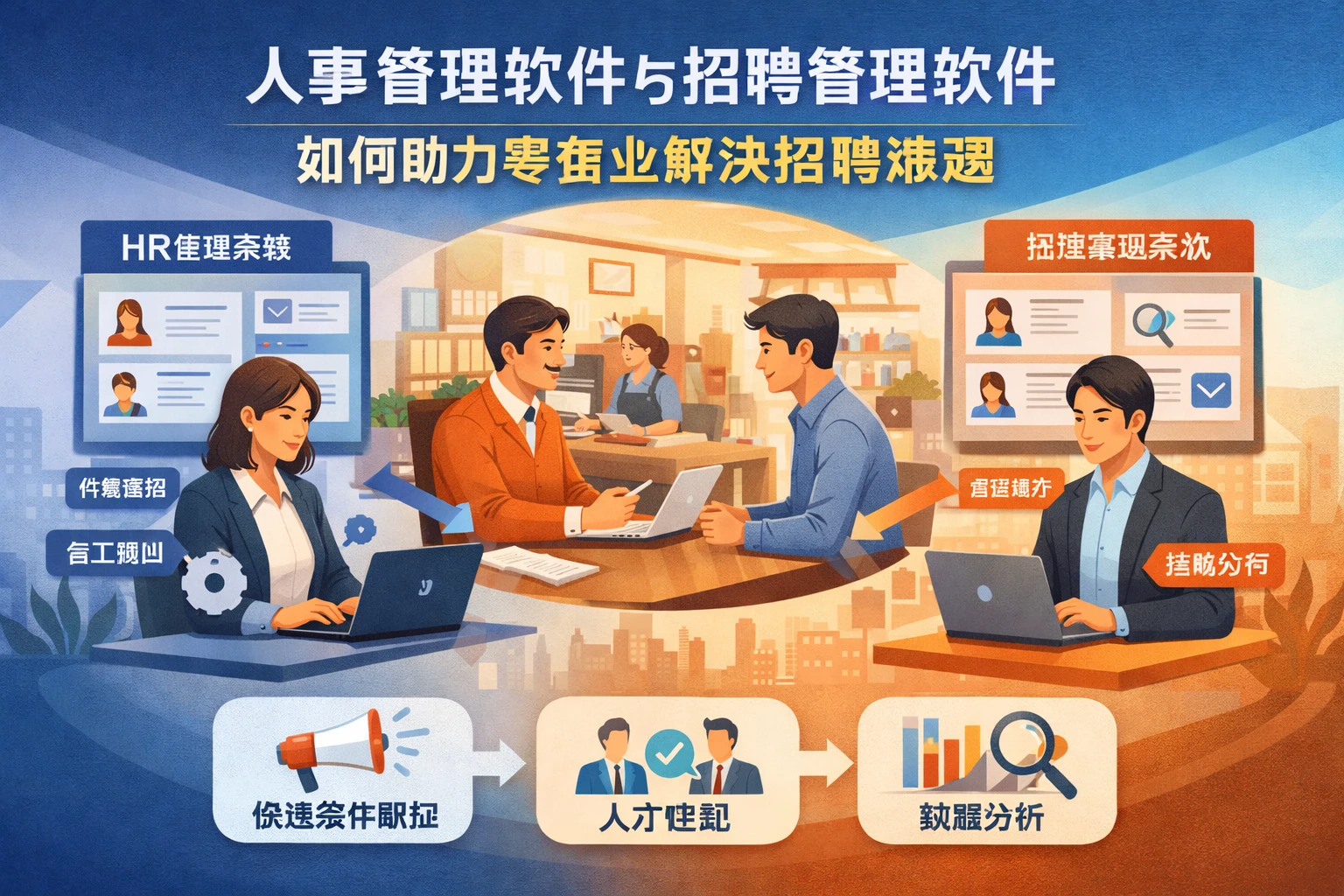 人事管理软件与招聘管理软件如何助力零售业解决招聘难题