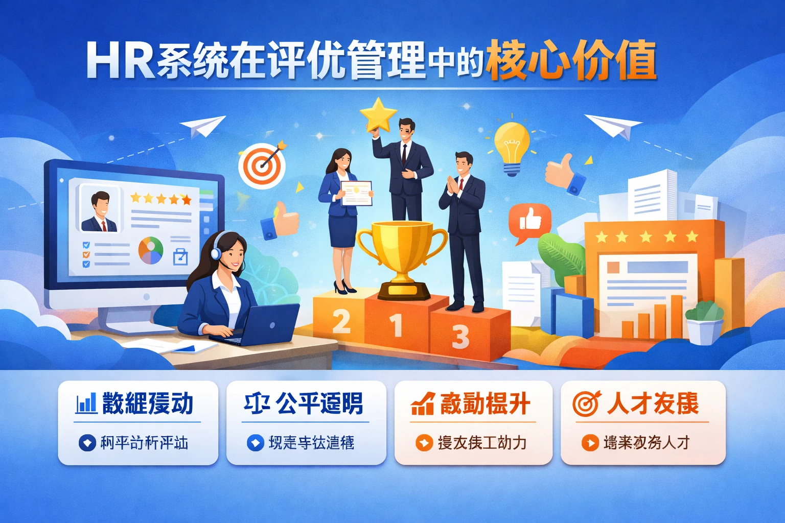 HR系统在评优管理中的核心价值