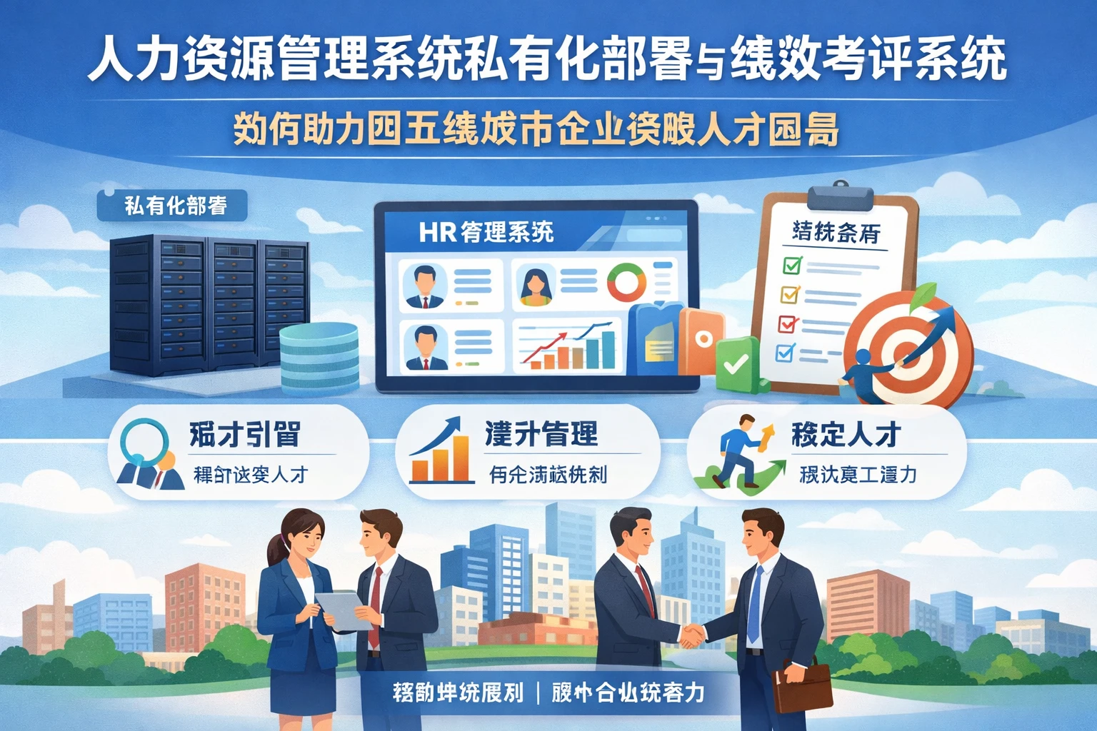 人力资源管理系统私有化部署与绩效考评系统如何助力四五线城市企业突破人才困局