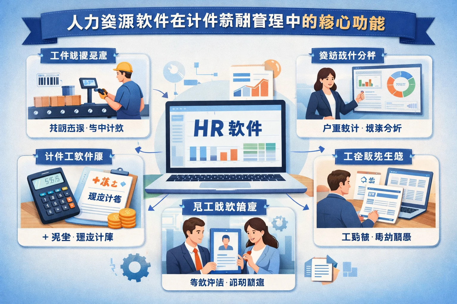 人力资源软件在计件薪酬管理中的核心功能