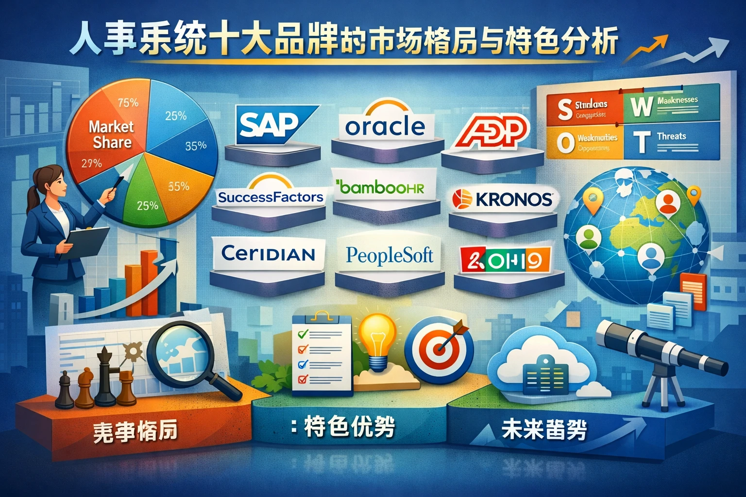 人事系统十大品牌的市场格局与特色分析