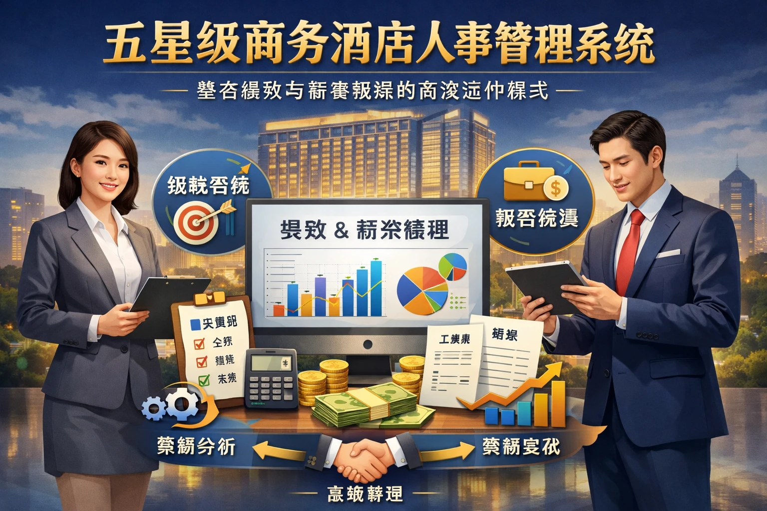 五星级商务酒店人事管理系统：整合绩效与薪资核算的高效运作模式