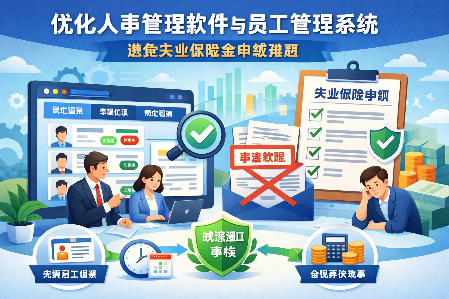 优化人事管理软件与员工管理系统，避免失业保险金申领难题