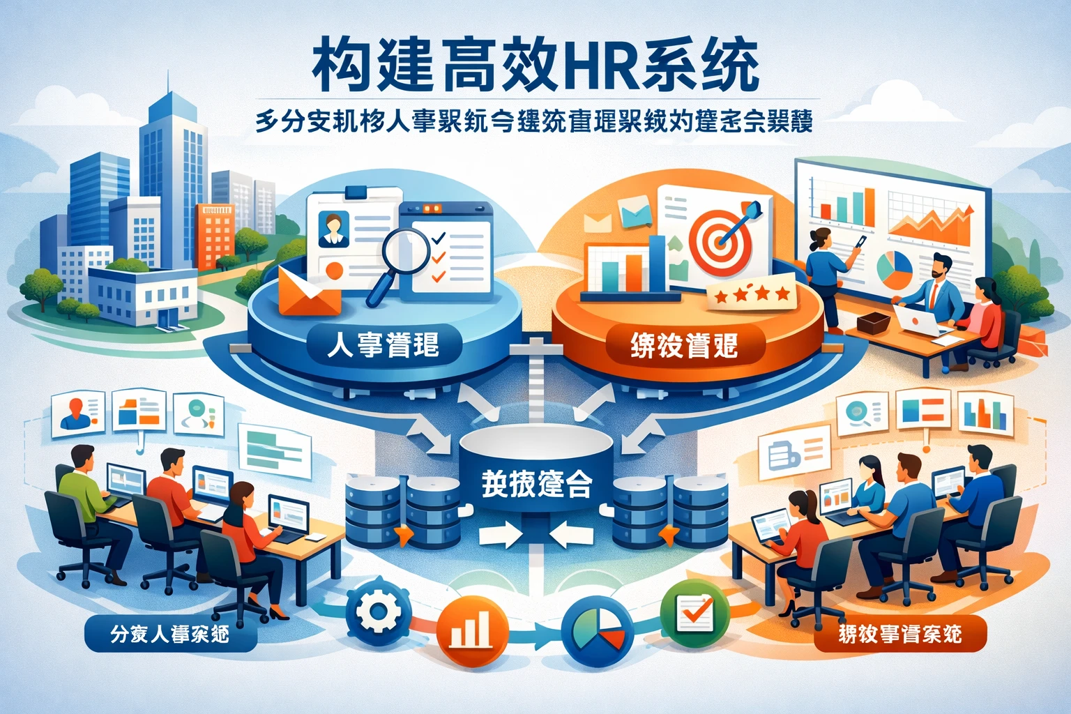 构建高效HR系统：多分支机构人事系统与绩效管理系统的整合策略