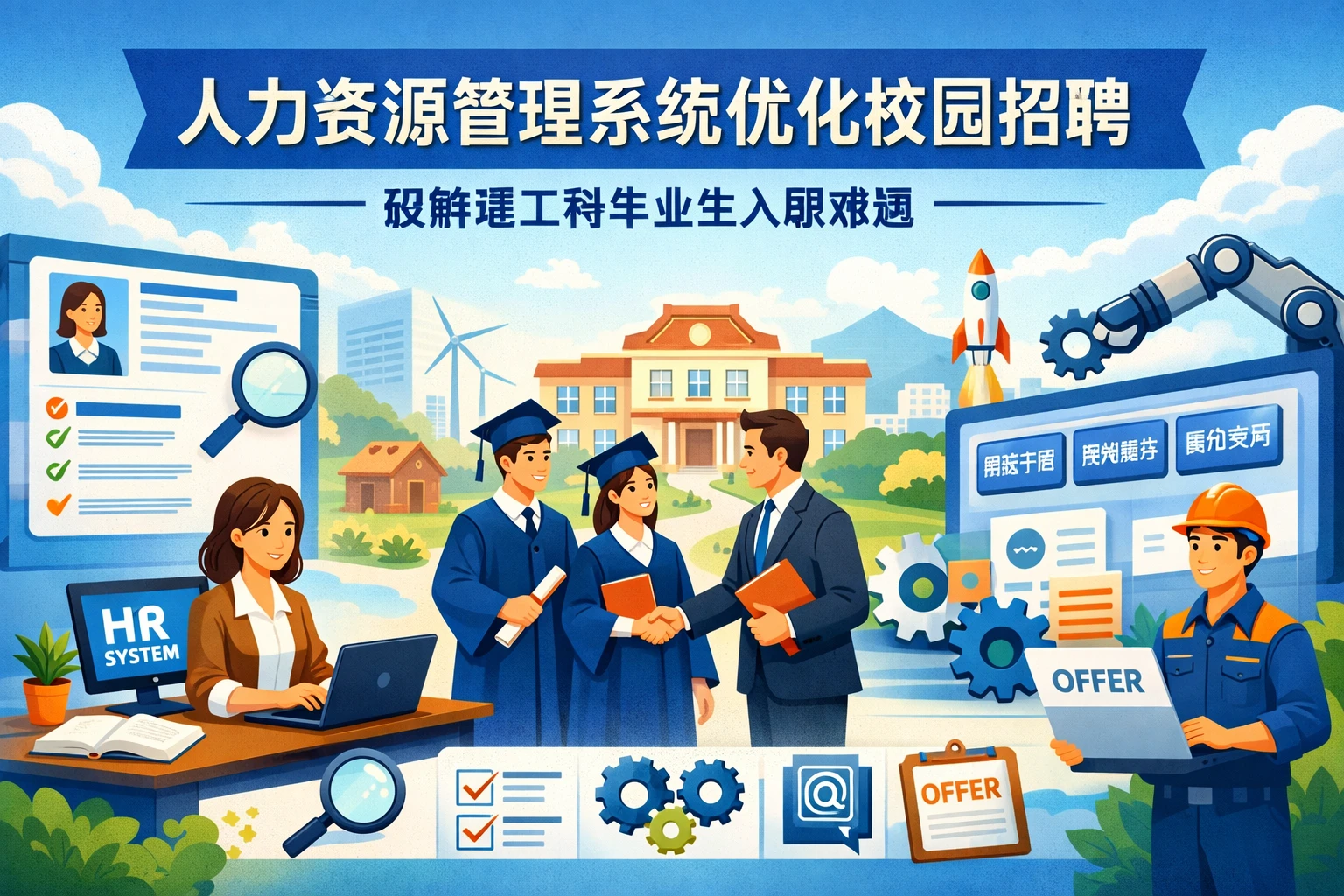 人力资源管理系统优化校园招聘：破解理工科毕业生入职难题