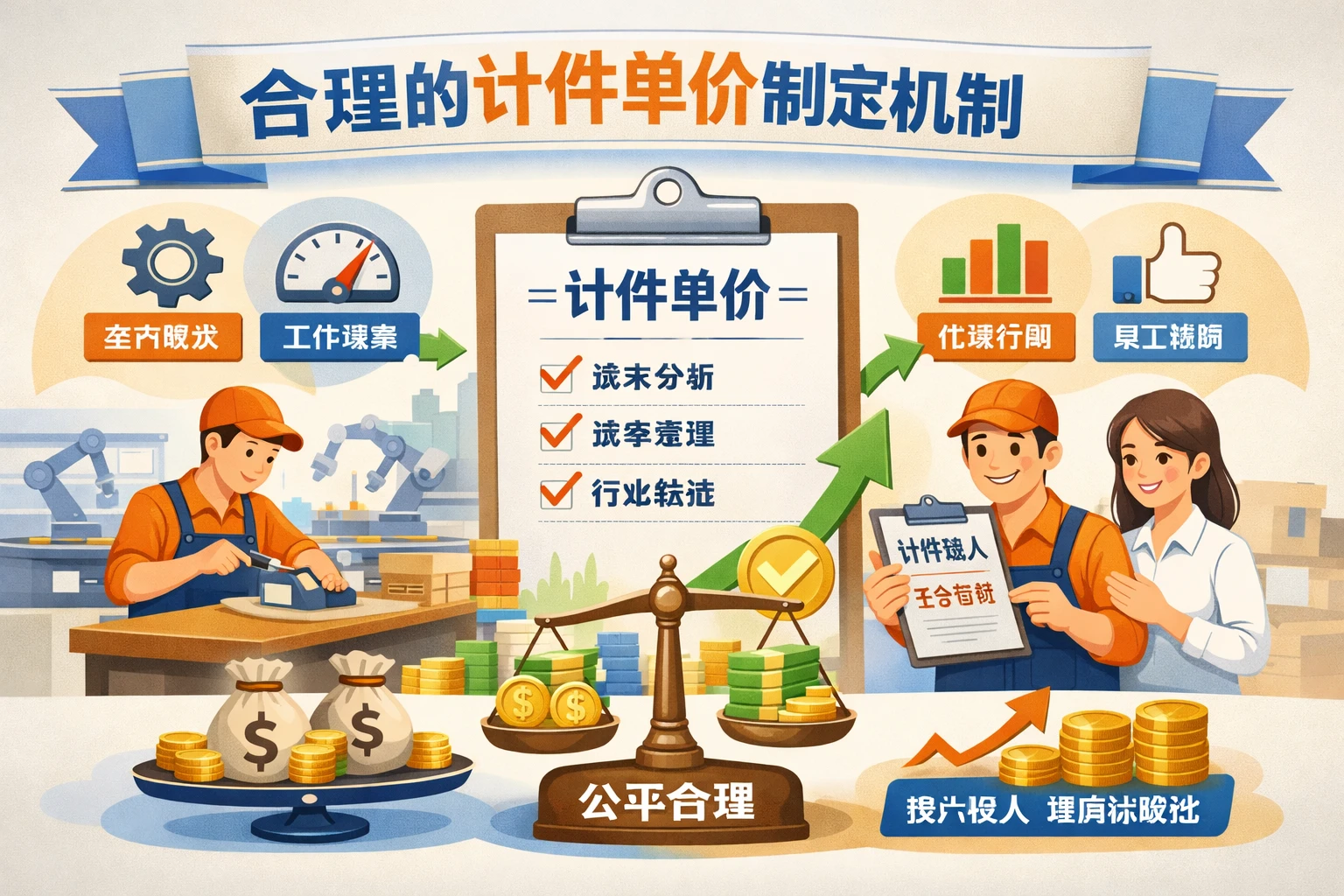 合理的计件单价制定机制