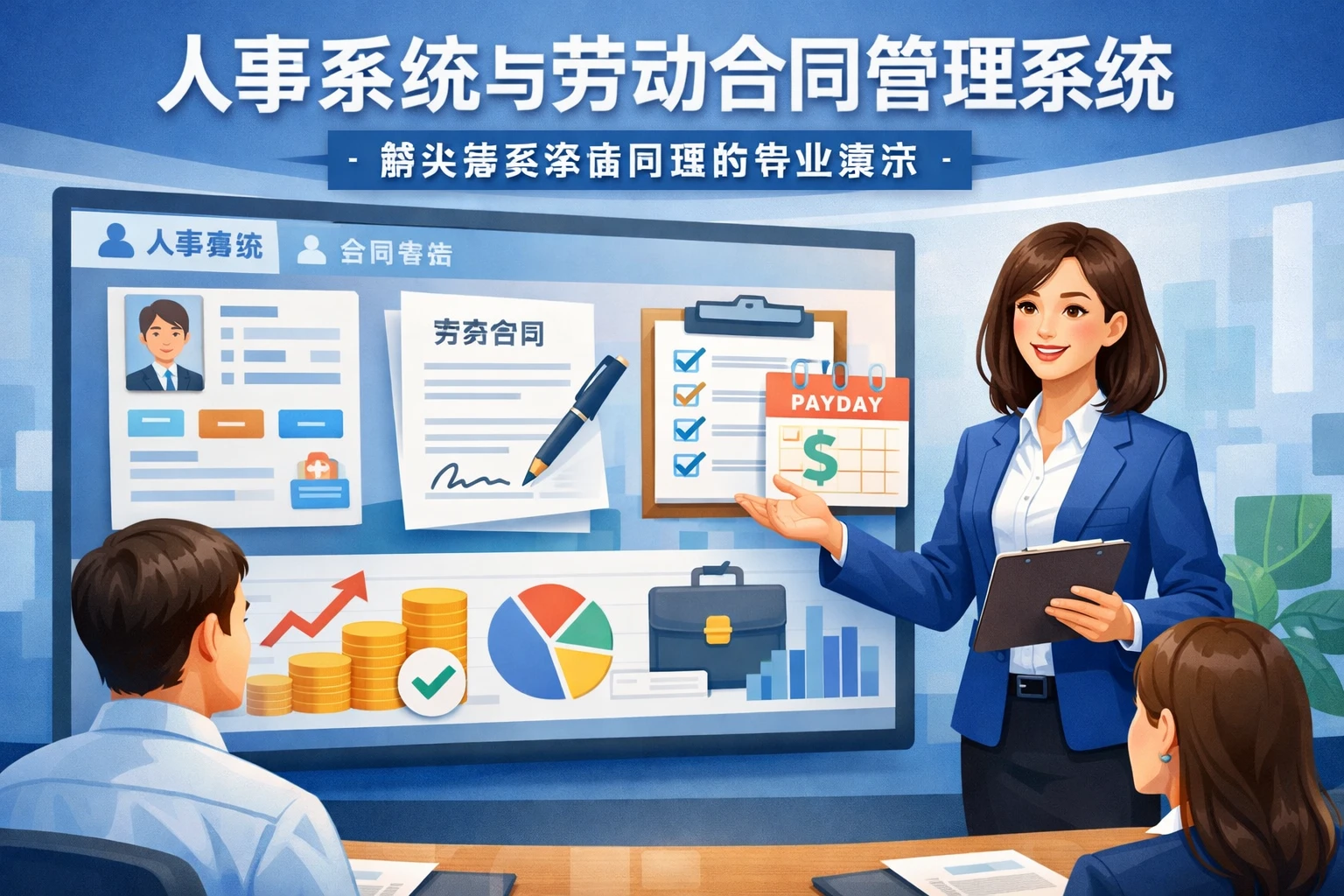 人事系统与劳动合同管理系统：解决薪资承诺问题的专业演示