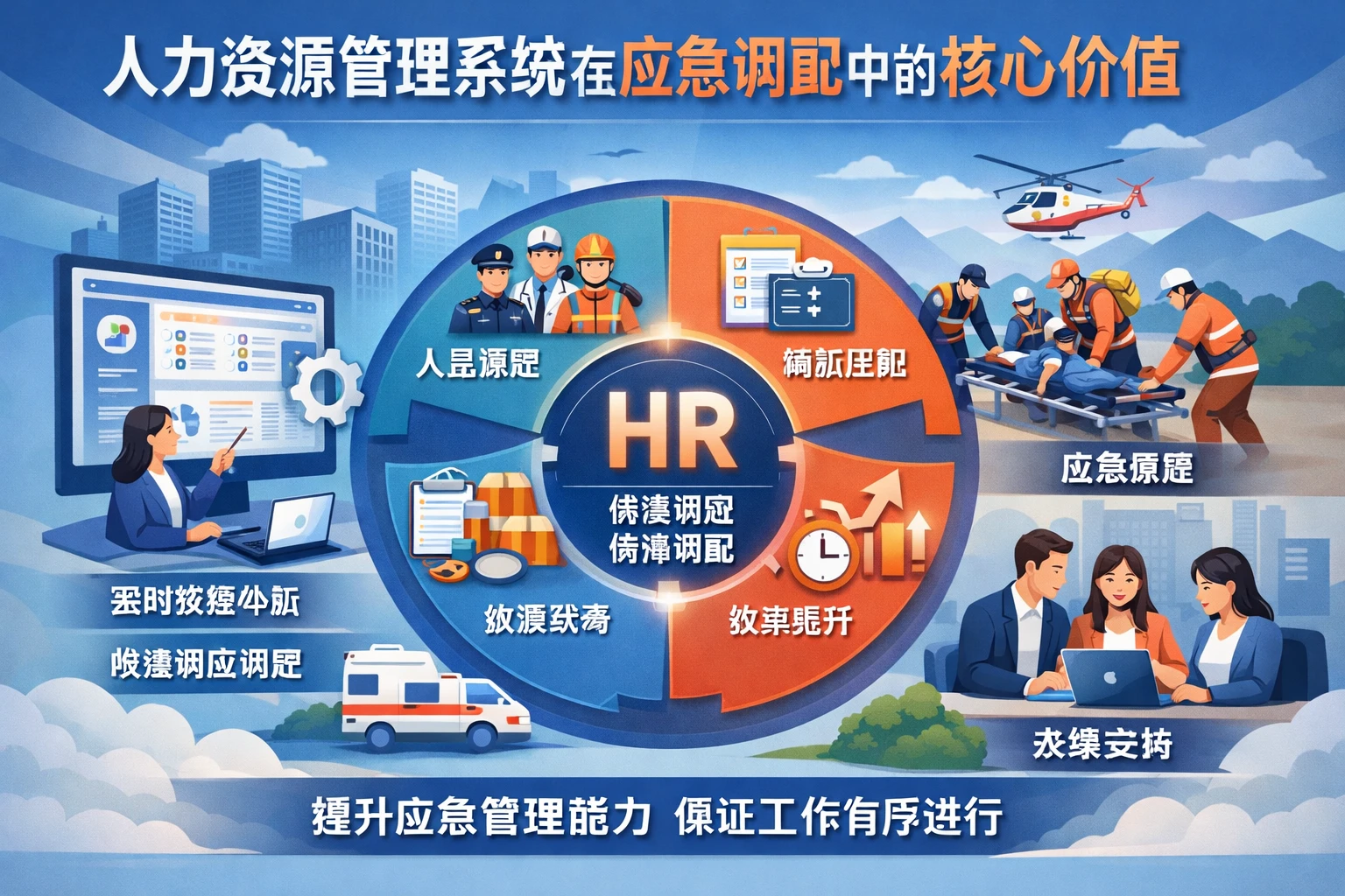 人力资源管理系统在应急调配中的核心价值