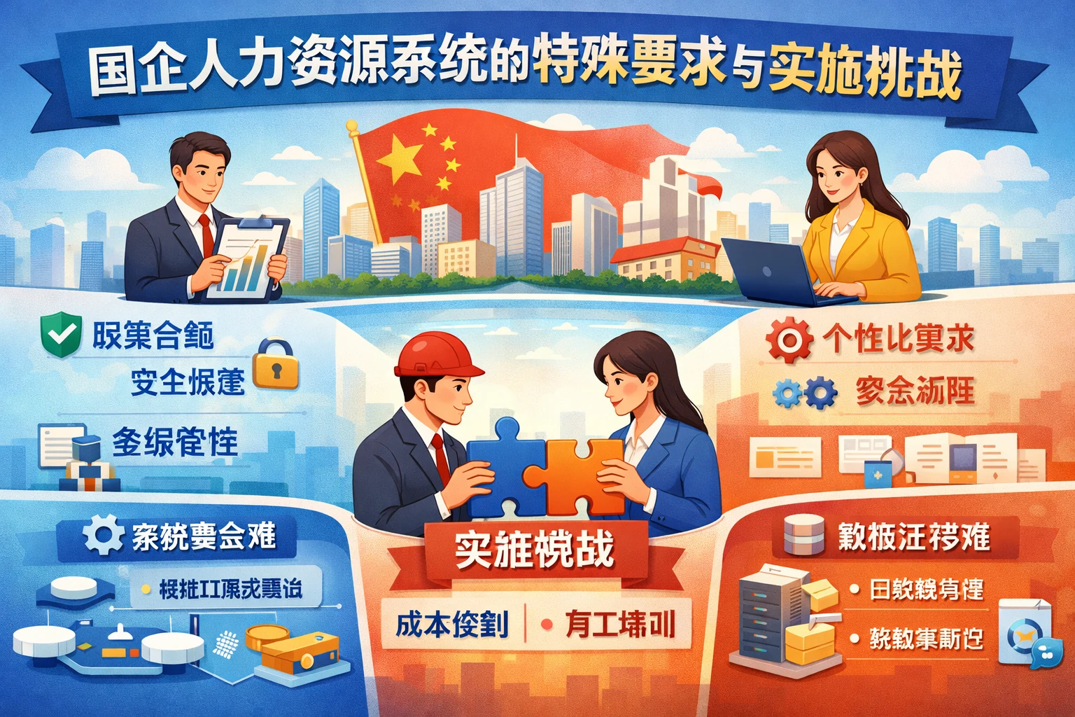 国企人力资源系统的特殊要求与实施挑战