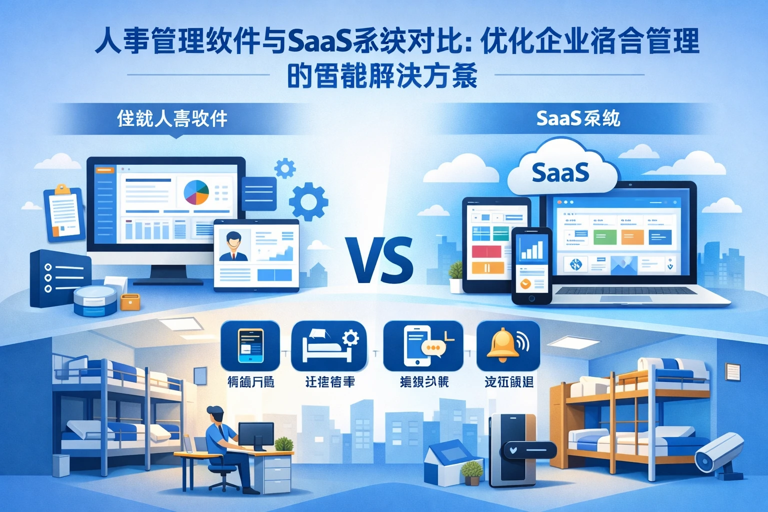 人事管理软件与SaaS系统对比：优化企业宿舍管理的智能解决方案
