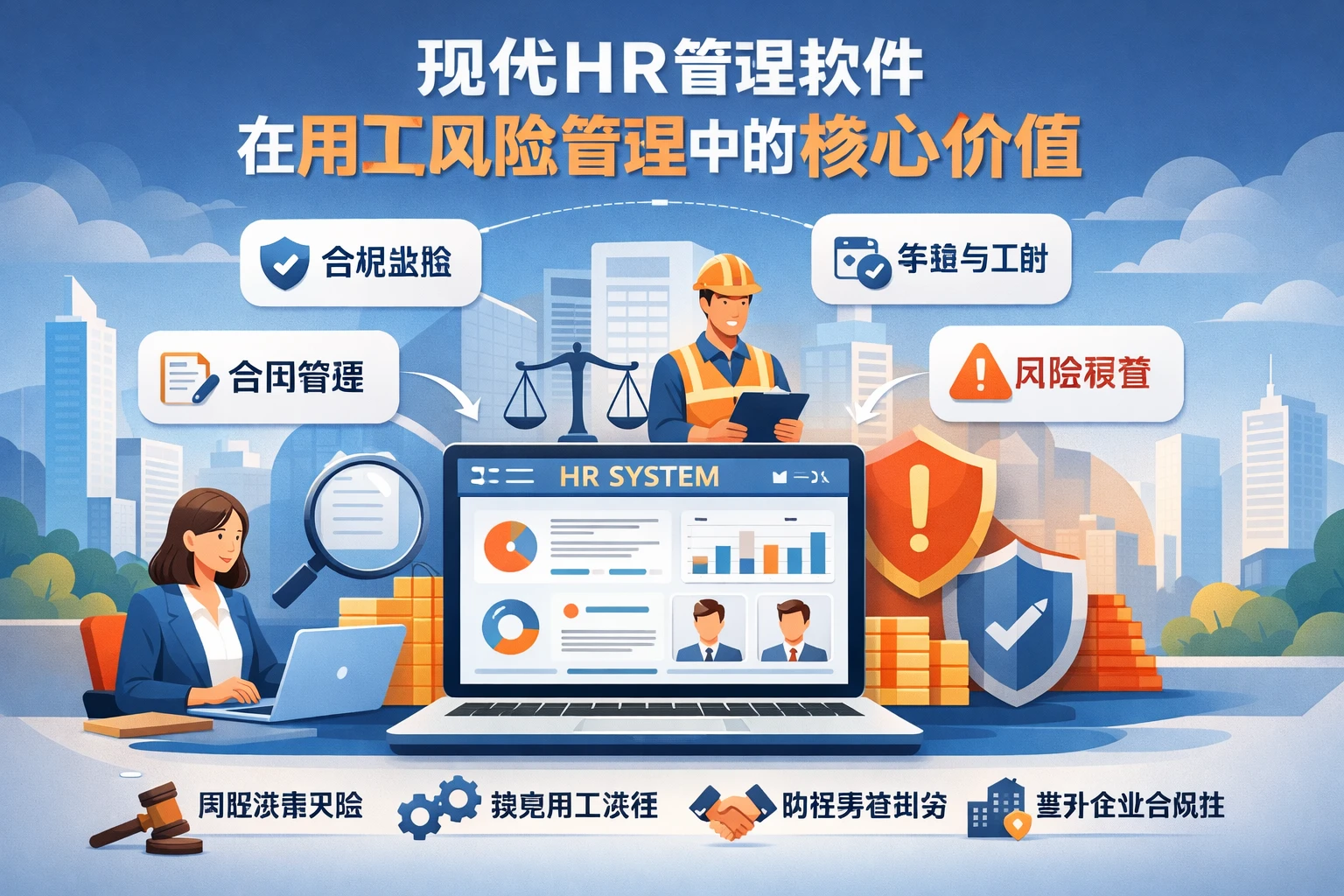 现代HR管理软件在用工风险管理中的核心价值