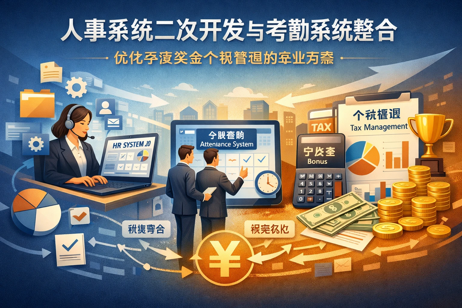人事系统二次开发与考勤系统整合：优化季度奖金个税管理的专业方案