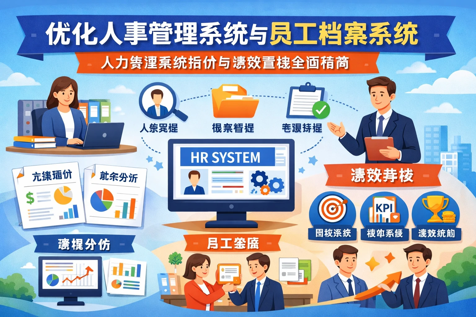 优化人事管理系统与员工档案系统：人力资源系统报价与绩效管理全面指南