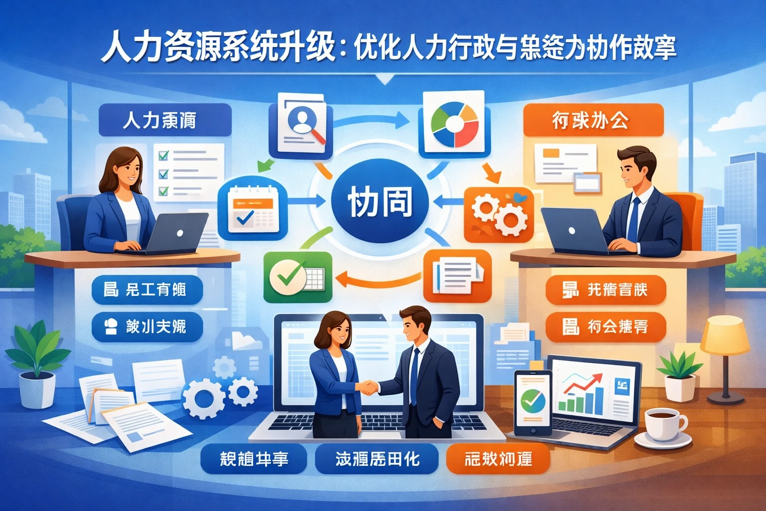 人力资源系统升级：优化人力行政与总经办协作效率